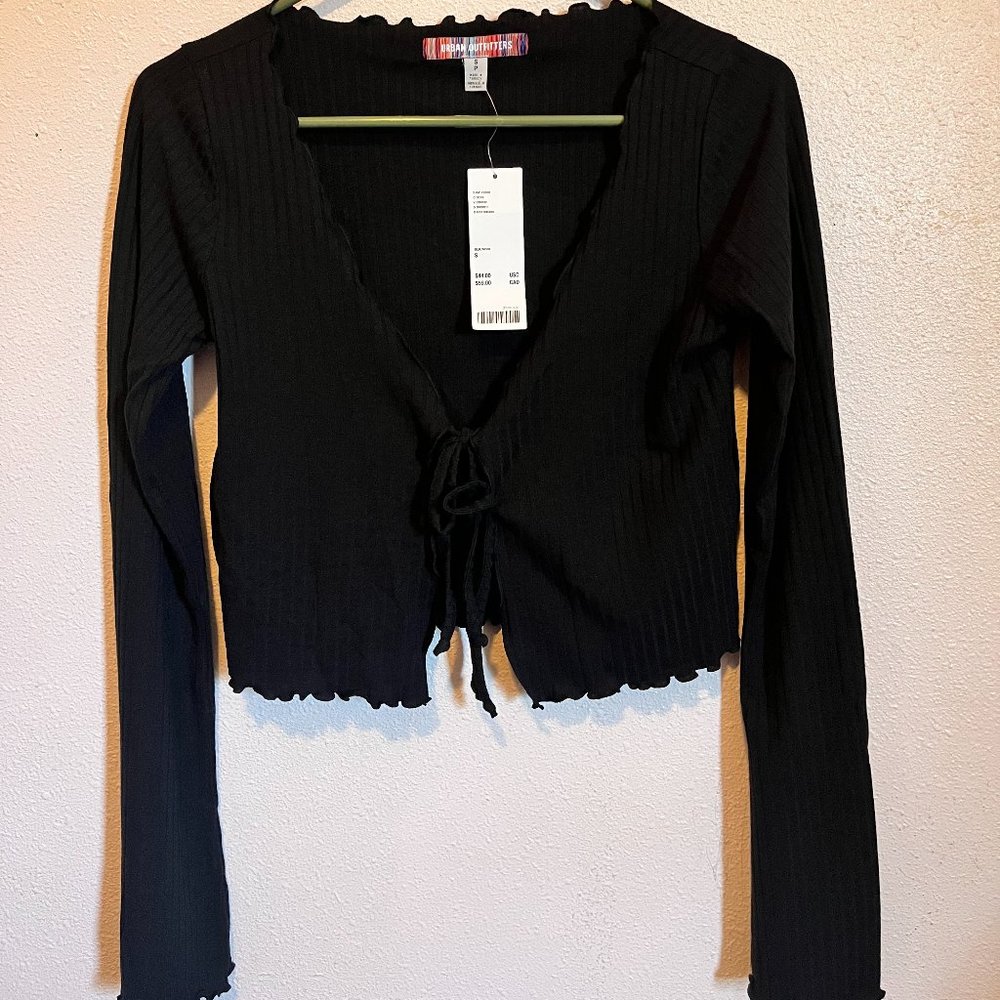 Summer V Neck Knitting Split top with. Sleeves